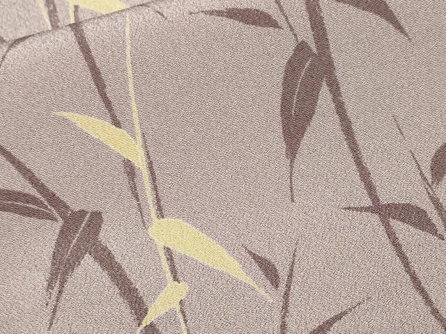 平和屋着物■小紋 枝葉文 洗える着物 CABF9850ev