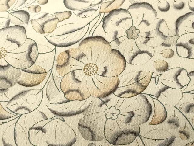 平和屋着物■上質な小紋 辻が花 正絹 逸品 CABF9937ev