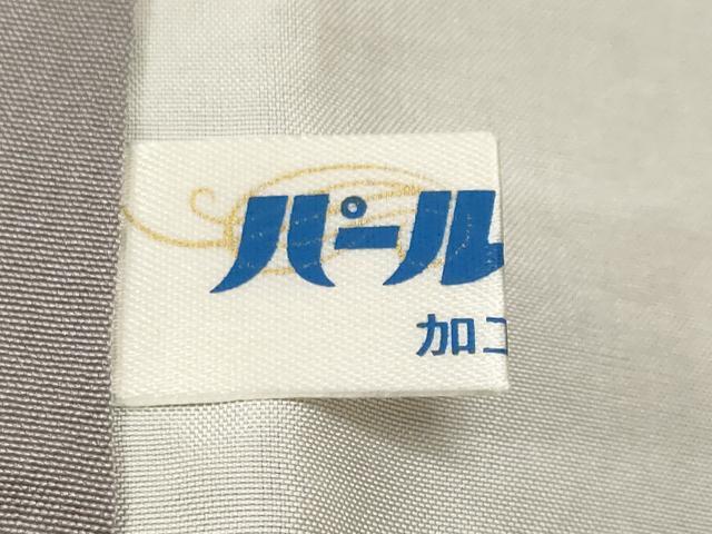 平和屋着物■上質な小紋 舞花文 黒地 正絹 逸品 CABF9958ev