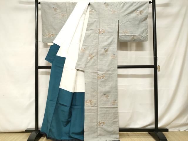 平和屋着物■上質な紬 童子遊び 正絹 逸品 CABF9959ev