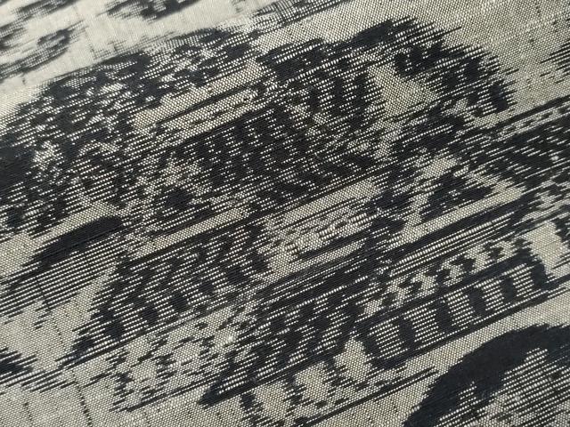 平和屋着物■上質な紬 遠山風景文 正絹 逸品 CABF9961ev