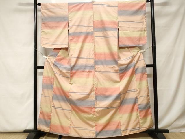 平和屋着物■上質な紬 霞文 正絹 逸品 CABF9963ev