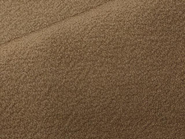 平和屋着物■上質な色無地 油色 正絹 逸品 CABF9975ev
