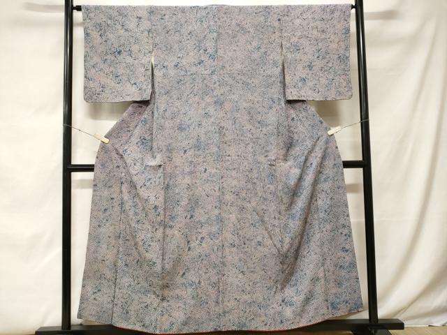 平和屋着物■上質な小紋 鹿の子文 正絹 逸品 CABF9980ev