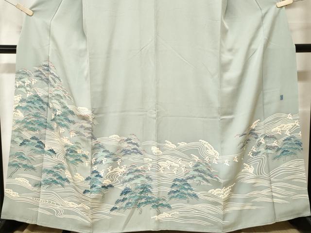 平和屋着物■豪華色留袖 作家物 立波飛鳥松文 正絹 逸品 CABF9995ev