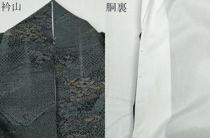 平和屋着物●洗える最高級着物 <英>はなぶさ謹製 小紋 遠山風景文 CABG0012yc