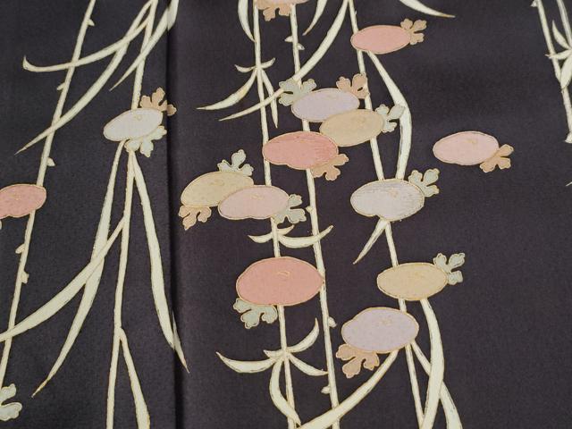 平和屋着物●訪問着 刺繍 万寿菊 金彩 正絹 逸品 CABG0030yc