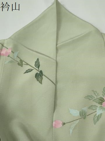 平和屋着物●十日町友禅作家 一梗 訪問着 枝花文 暈し染め 松坂屋扱い 正絹 逸品 CABG0045yc