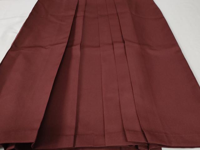 平和屋着物●女性 行灯袴 色無地 葡萄茶色 洗える着物 CABG0051yc