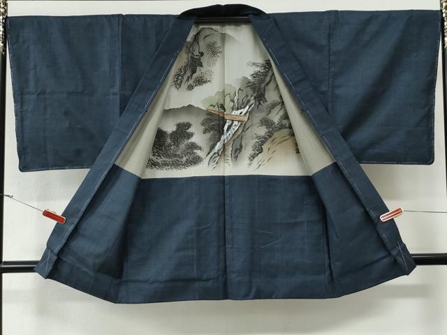 平和屋着物●男性 本場大島紬 アンサンブル 100亀甲 総詰め 正絹 逸品 未使用 CABG0059yc