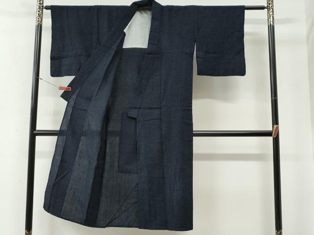 平和屋着物●久留米絣 単衣 蚊絣 綿 逸品 CABG0074yc