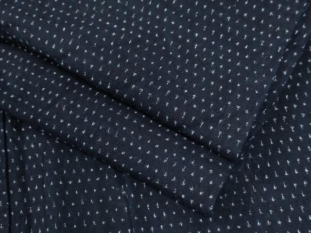 平和屋着物●久留米絣 単衣 蚊絣 綿 逸品 CABG0074yc
