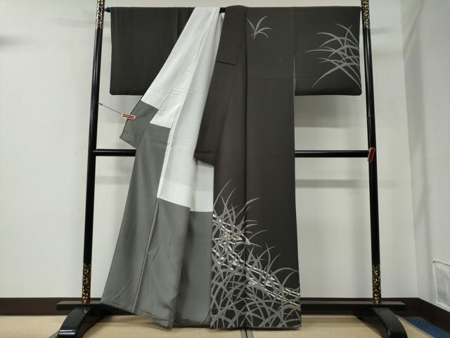 平和屋着物●訪問着 作家物 草木文 金彩 正絹 逸品 CABG0082yc