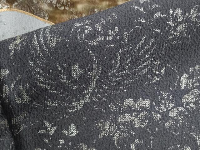 平和屋着物●訪問着 刺繍 鳳凰枝花文 暈し染め 金銀彩 やまと誂製 正絹 逸品 未使用 CABG0091yc