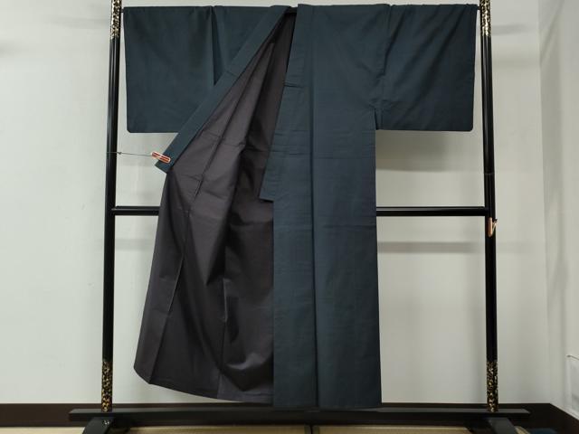 平和屋着物●男性 本場大島紬 アンサンブル・長襦袢セット 100亀甲 総詰め キングサイズ 正絹 逸品 CABG0096yc