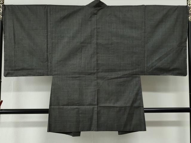 平和屋着物●男性 本場大島紬 アンサンブル 100亀甲 総詰め 正絹 逸品 未使用 CABG0097yc