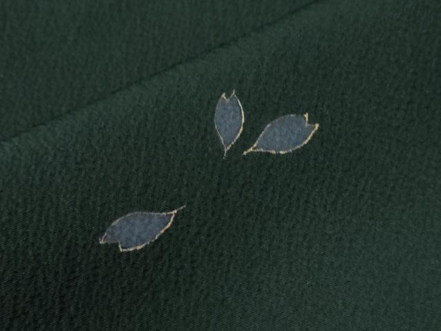 平和屋着物●世界的人形師 辻村寿三郎 ジュサブロー 訪問着 舞花弁 金彩 正絹 逸品 CABG0120yc