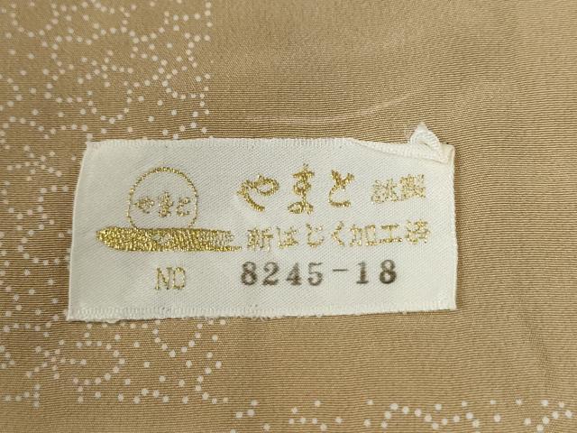 平和屋着物●色留訪問着 作家物 猫 舞花文 やまと金ラベル 正絹 逸品 CABG0121yc