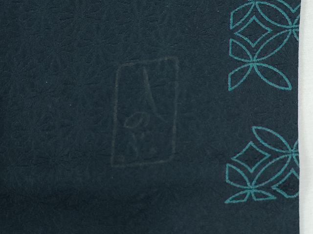 平和屋着物●色留訪問着 作家物 猫 舞花文 やまと金ラベル 正絹 逸品 CABG0121yc