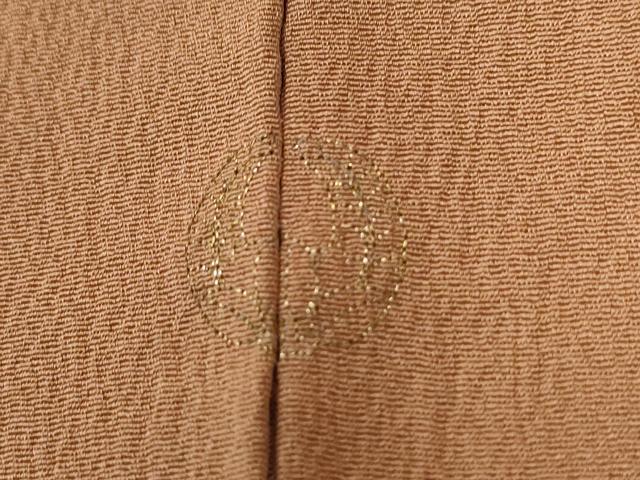 平和屋着物●訪問着 刺繍 松皮菱舞花文 金彩 正絹 逸品 CABG0123yc