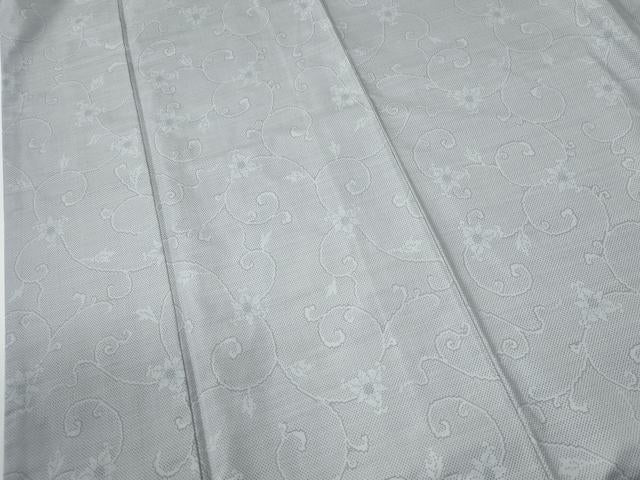 平和屋着物●本場大島紬 9マルキ 花唐草文 正絹 逸品 CABG0128yc