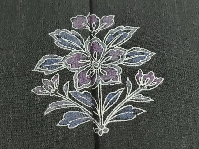 平和屋着物●訪問着 草花文 暈し染め 正絹 逸品 CABG0140yc