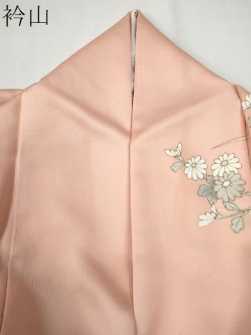 平和屋着物●訪問着 枝菊文 暈し染め 金彩 正絹 逸品 CABG0147yc