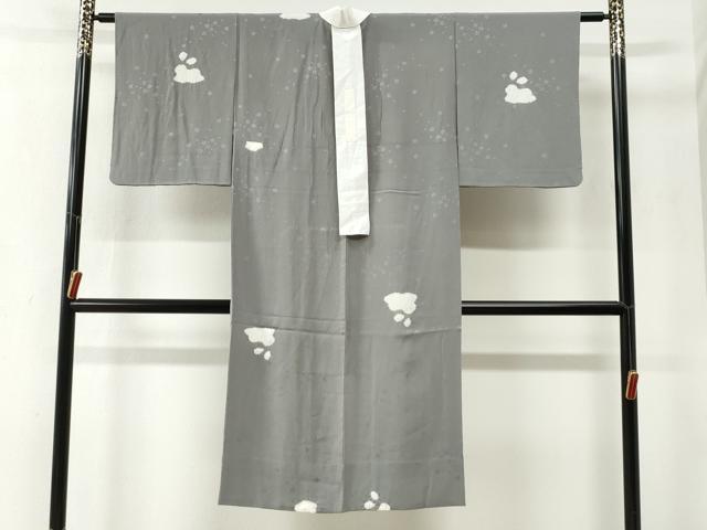 平和屋着物●長襦袢 無双仕立て 兎 正絹 逸品 CABG0148yc