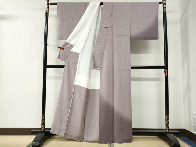 平和屋着物●日本舞踊家 岩井流宗元 岩井友見 訪問着 箔散らし地紋 暈し染め 正絹 逸品 CABG0153yc