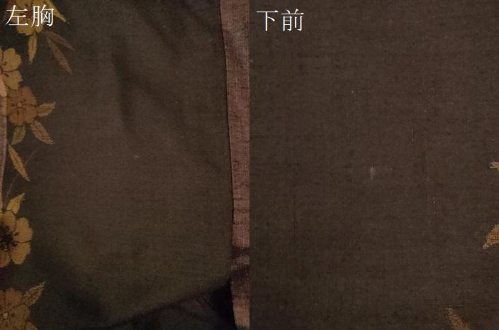 平和屋着物●上質な紬 枝花文 正絹 逸品 未使用 CABG0163yc