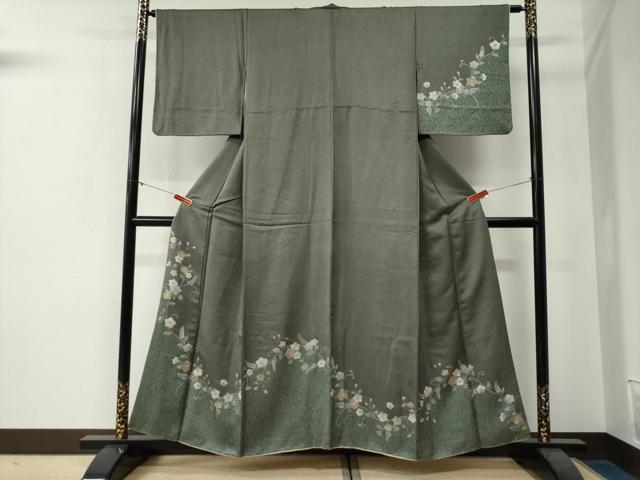 平和屋着物●訪問着 辻が花 金彩 正絹 逸品 CABG0170yc