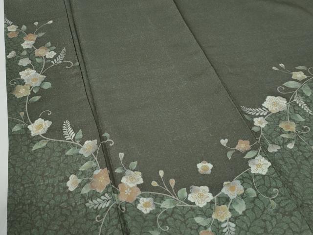 平和屋着物●訪問着 辻が花 金彩 正絹 逸品 CABG0170yc