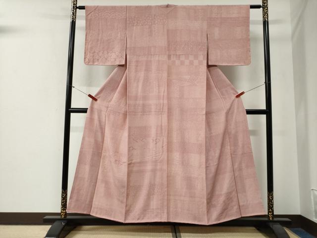 平和屋着物●江戸小紋 百柄 正絹 逸品 未使用 CABG0234yc