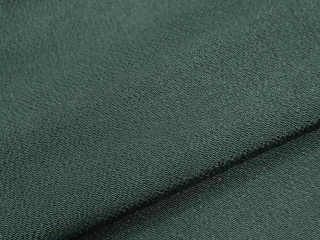 平和屋着物●上質な色無地 革色 鬼しぼ縮緬 正絹 逸品 CABG0248yc