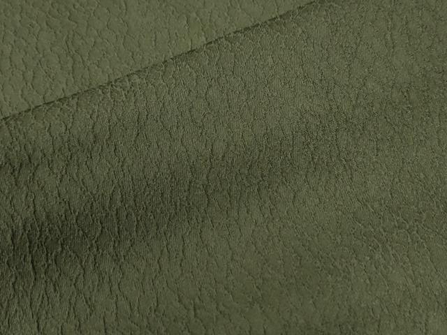 平和屋着物●上質な色無地 吉祥地紋 麹塵色 正絹 逸品 CABG0266