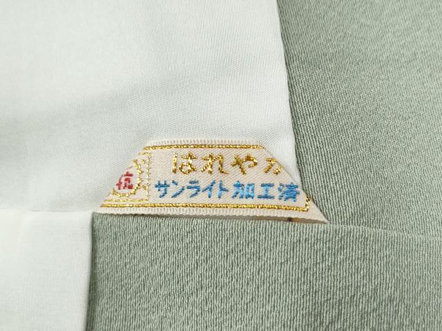 平和屋着物●上質な色無地 裏葉柳色 正絹 逸品 CABG0267yc