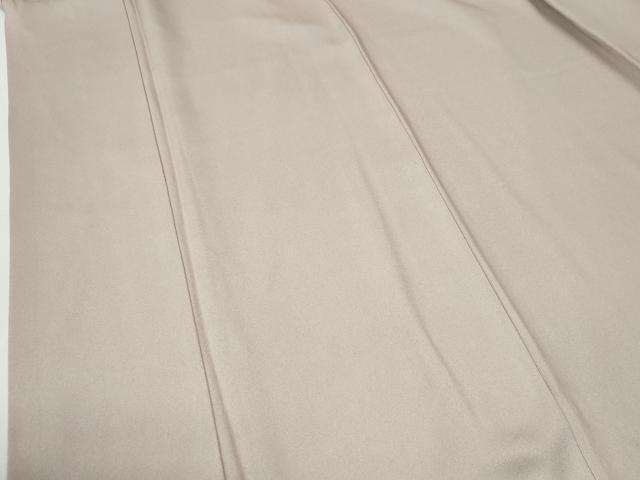 平和屋着物●上質な色無地 灰桜色 ロング丈 正絹 逸品 CABG0273yc