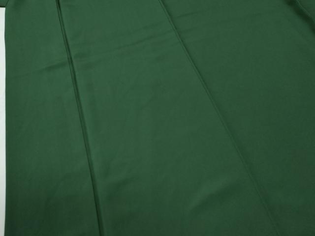 平和屋着物●上質な色無地 千歳緑色 正絹 逸品 未使用 CABG0281yc