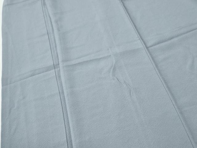 平和屋着物●上質な色無地 桔梗鼠色 正絹 逸品 CABG0283yc