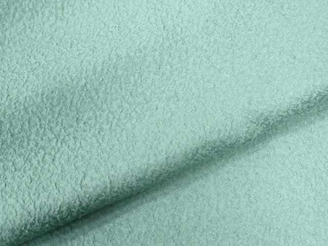 平和屋着物●上質な色無地 紋意匠 青竹色 正絹 逸品 CABG0289yc