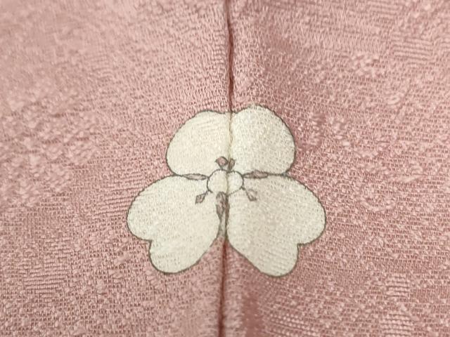平和屋着物●上質な色無地 舞花地紋 虹色 さが美扱い 正絹 逸品 CABG0304yc