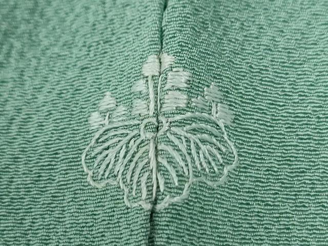 平和屋着物●ファッションデザイナー 花井幸子監修 色無地 薄青色 正絹 逸品 未使用 CABG0306yc