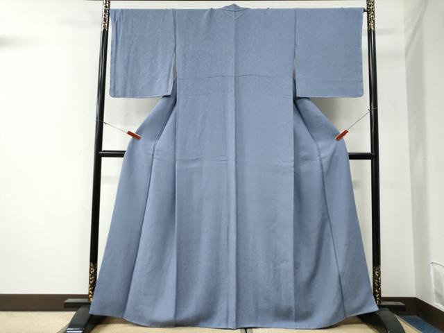 平和屋着物●上質な色無地 吉祥地紋 紅碧色 正絹 逸品 未使用 CABG0311yc