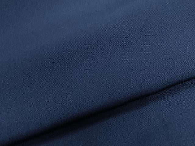 平和屋着物●上質な色無地 鉄紺色 正絹 逸品 未使用 CABG0313yc