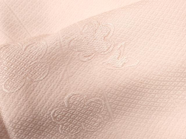 平和屋着物●上質な色無地 枝花地紋 虹色 正絹 逸品 未使用 CABG0319yc