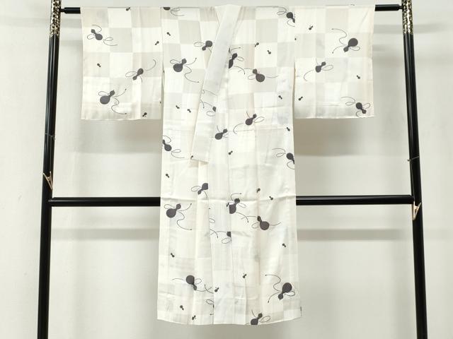 平和屋着物●長襦袢 無双仕立て 瓢箪 正絹 逸品 CABG0348yc