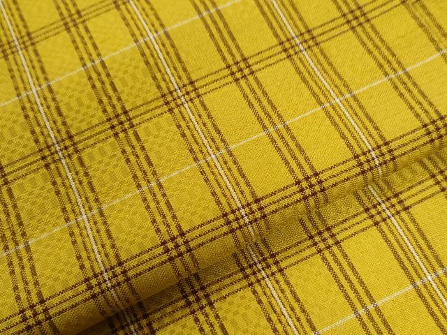 平和屋着物●山下八百子 本場黄八丈 正絹 逸品 CABG0375yc
