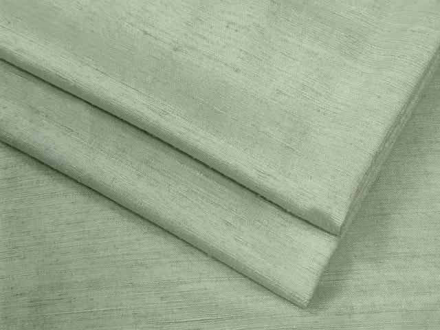 平和屋着物●結城紬 色無地 裏葉柳色 正絹 逸品 CABG0386yc
