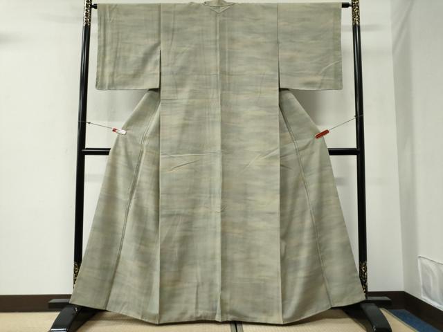 平和屋着物●上質な紬 霞文 正絹 逸品 未使用 CABG0422yc