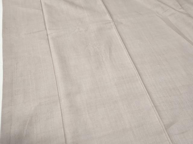 平和屋着物●結城紬 色無地 薄柿色 正絹 逸品 CABG0427yc